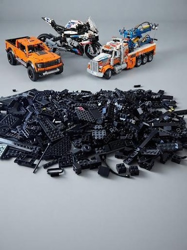 Lego lotto pezzi - lego, neri