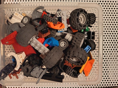 Lego lotto pezzi sfusi ruote - pezzi,